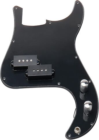 Loaded PB Bass Pickguard Scratch Plate Prewired Pickup Black for PB Style in Saudi Arabia