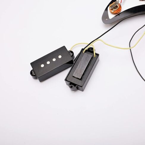 Loaded PB Bass Pickguard Scratch Plate Prewired Pickup Black for PB Style in Saudi Arabia
