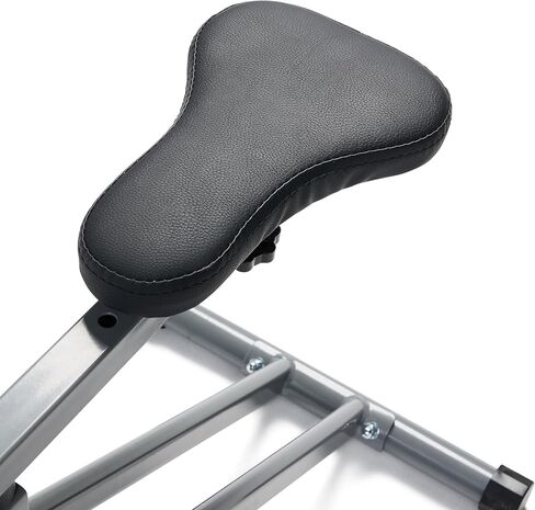 Sunny Health & Fitness Row-N-Ride PRO، جهاز لياقة بدنية كامل الجسم مع أشرطة مقاومة، إعداد سهل وقابل للطي لتمارين التجديف والغلوت والساق، اتصال تطبيق SunnyFit الاختياري in Kuwait