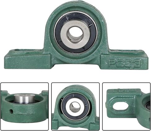 4PCS Ucp201-8 Solid Base Pillow Block Bearing 1/2in Bore Self Aligning 2 Bolt in Saudi Arabia