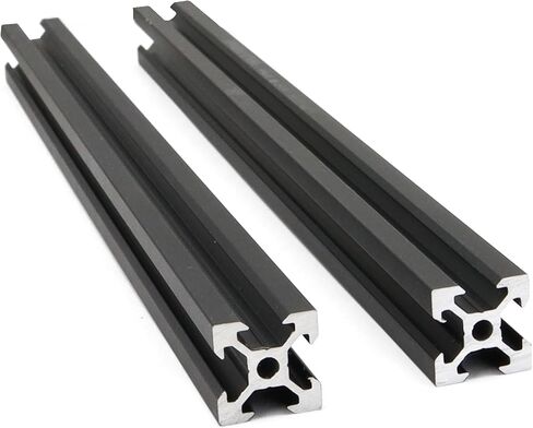 2Pcs 350mm Aluminum Extrusion 2020 Series European Standard V Slot Aluminum Profiles Rail for 3D Printer Parts Linear Rail Aluminum Profile Extrusion in Saudi Arabia