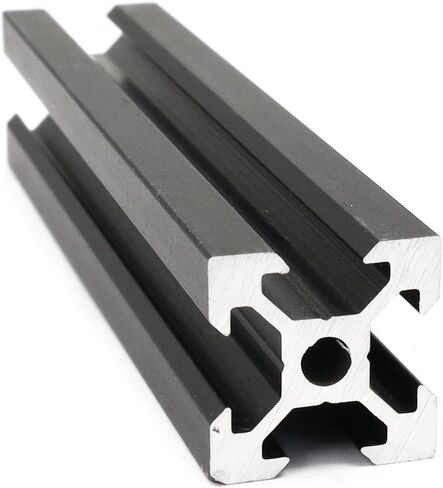 2Pcs 350mm Aluminum Extrusion 2020 Series European Standard V Slot Aluminum Profiles Rail for 3D Printer Parts Linear Rail Aluminum Profile Extrusion in Saudi Arabia