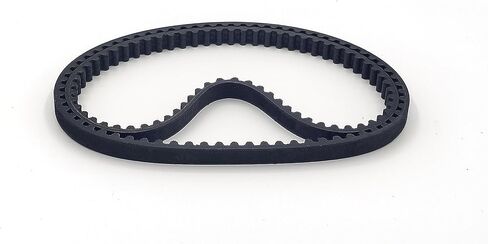 حزام توقيت 168-3M - 56 سنًا، حزام مطاطي أسود مسنن، حزام محرك مسنن 0.236 بوصة/ 6 مم، مناسب للمكانس الكهربائية والمزيد، عبوة من قطعتين in Kuwait