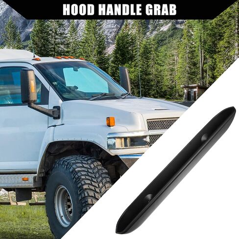 15814272 / Front/Hood Handle Grab C4500 C550 C6500 2003-2009 for GMC Topkick C4500 C5500 C6500 2003-2009 / Hood Grab Handle / 1 Pcs/Black in Saudi Arabia