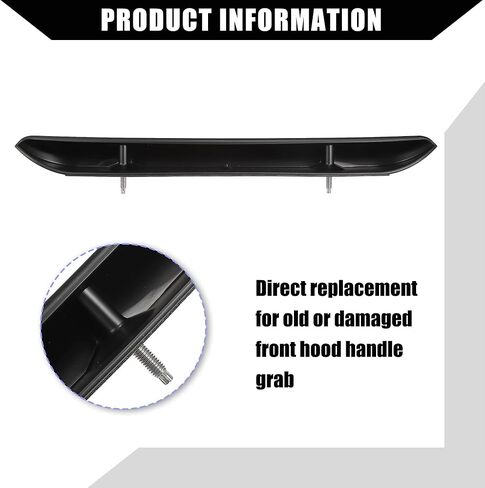 15814272 / Front/Hood Handle Grab C4500 C550 C6500 2003-2009 for GMC Topkick C4500 C5500 C6500 2003-2009 / Hood Grab Handle / 1 Pcs/Black in Saudi Arabia
