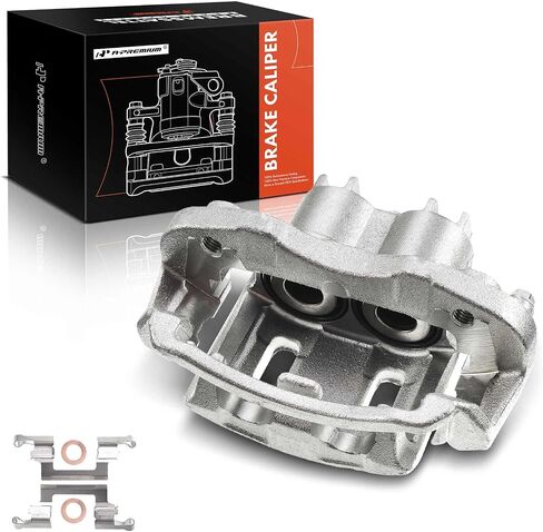 مجموعة فرجار قرص الفرامل الخلفية A-Premium مع دعامة متوافقة مع موديلات Ford - F-250 F-350 Super Duty 2000-2004، Excursion 2000-2005 in Kuwait
