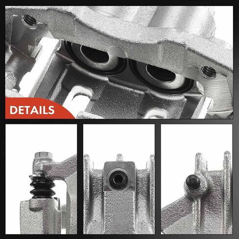 مجموعة فرجار قرص الفرامل الخلفية A-Premium مع دعامة متوافقة مع موديلات Ford - F-250 F-350 Super Duty 2000-2004، Excursion 2000-2005 in Kuwait