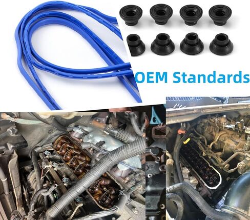 97-16 جي إم سي مجموعة حشية غطاء صمام المحرك مع الحلقات المتوافقة مع شيفروليه تشيفي سيلفرادو سوبربان تاهو تريل بليزر جي إم سي سييرا يوكون إنفوي كاديلاك 1999-2020 لـ 4.8 لتر 5.3 لتر 6.0 لتر #12637683 in Kuwait