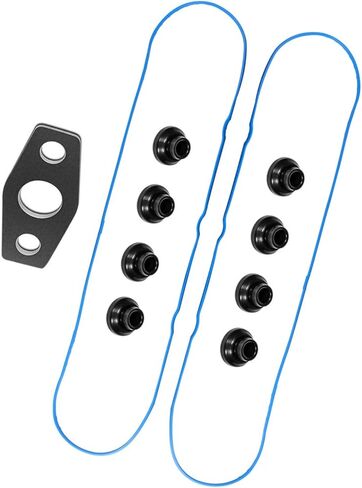 97-16 جي إم سي مجموعة حشية غطاء صمام المحرك مع الحلقات المتوافقة مع شيفروليه تشيفي سيلفرادو سوبربان تاهو تريل بليزر جي إم سي سييرا يوكون إنفوي كاديلاك 1999-2020 لـ 4.8 لتر 5.3 لتر 6.0 لتر #12637683 in Kuwait