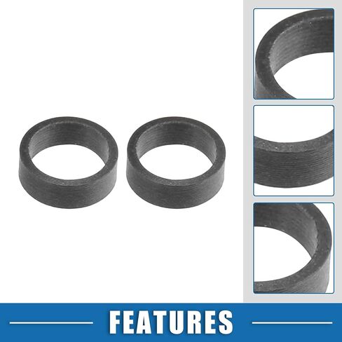 Fuel Injector O Rings Seals No.13537585261 Fuel Injector Repair Kit for BMW X5 2010-2013 for BMW 760Li 2008-2015 Rubber Black (Set of 6) in Saudi Arabia
