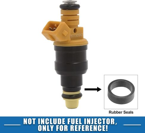 Fuel Injector O Rings Seals No.13537585261 Fuel Injector Repair Kit for BMW X5 2010-2013 for BMW 760Li 2008-2015 Rubber Black (Set of 6) in Saudi Arabia