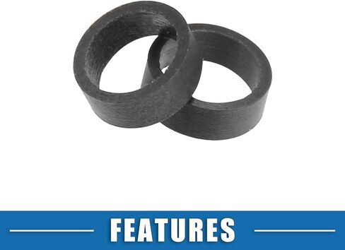 Fuel Injector O Rings Seals No.13537585261 Fuel Injector Repair Kit for BMW X5 2010-2013 for BMW 760Li 2008-2015 Rubber Black (Set of 6) in Saudi Arabia