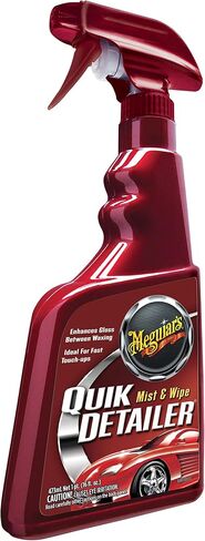 رذاذ ومنديل Quik Detailer من Meguiar - مزيل رذاذ السيارة سهل الاستخدام يزيل الغبار الخفيف وبصمات الأصابع واللطخات والملوثات الطازجة - مثالي لتعزيز اللمعان والحماية بين الغسلات، 16 أونصة in Saudi Arabia