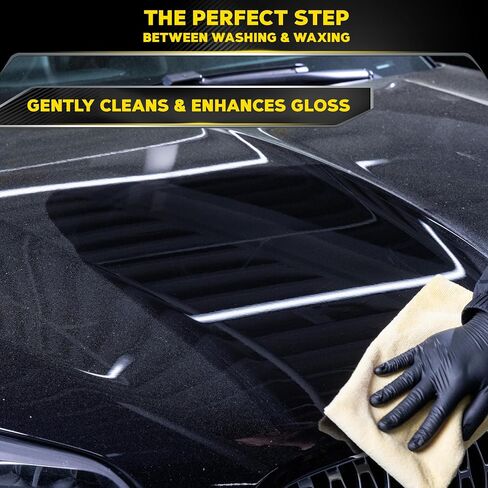 رذاذ ومنديل Quik Detailer من Meguiar - مزيل رذاذ السيارة سهل الاستخدام يزيل الغبار الخفيف وبصمات الأصابع واللطخات والملوثات الطازجة - مثالي لتعزيز اللمعان والحماية بين الغسلات، 16 أونصة in Saudi Arabia