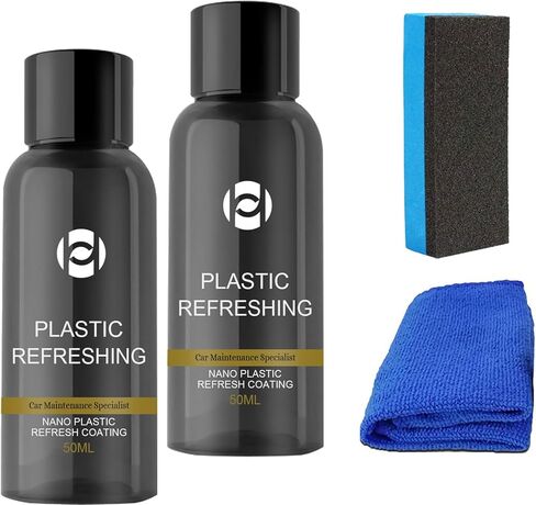 قطعتان من البلاستيك المنعش، عامل طلاء منعش للبلاستيك، عامل تجديد طلاء بلاستيك السيارة، لعامل التنظيف الداخلي للسيارات، كريم مرمم جديد للسيارة، مرمم سريع in Kuwait