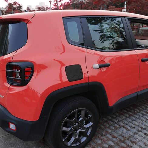 Jeep Renegade Door Handle Cover,Exterior Door Handle Bowl Cover Trim Frame Decor - 4Pcs Black in Saudi Arabia