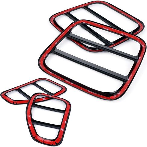Jeep Renegade Door Handle Cover,Exterior Door Handle Bowl Cover Trim Frame Decor - 4Pcs Black in Saudi Arabia
