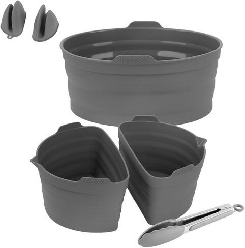 6 قطع من بطانات وعاء الفخار، بطانة وعاء الفخار سعة 6 لتر، بطانات الطبخ البطيء، بطانة وعاء الفخار من السيليكون قابلة لإعادة الاستخدام، خالية من مادة BPA، مانعة للتسرب، بطانات وعاء الفخار، مقسم وعاء الفخار، إدراج مقسم الفخار in Kuwait