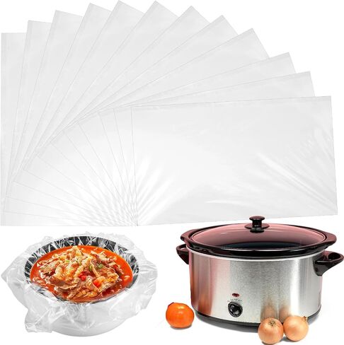 100 Count Plastic Slow Cooker Liners 21 x 13 Inches Kitchens Cooking Bags Large Convenient Disposable Slow Cooker Bags Suitable for Slow Cookers 3 to 8.5 Quarts Pot in Saudi Arabia