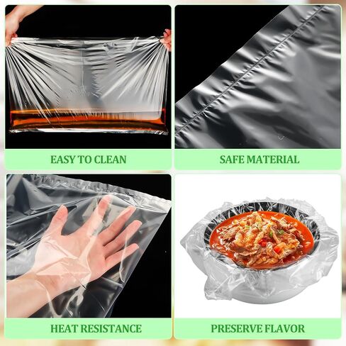 100 Count Plastic Slow Cooker Liners 21 x 13 Inches Kitchens Cooking Bags Large Convenient Disposable Slow Cooker Bags Suitable for Slow Cookers 3 to 8.5 Quarts Pot in Saudi Arabia