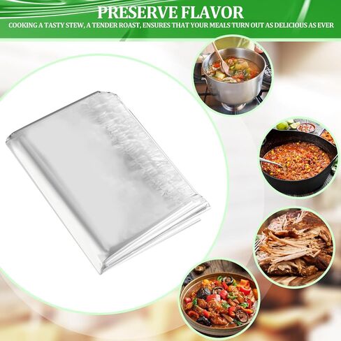 100 Count Plastic Slow Cooker Liners 21 x 13 Inches Kitchens Cooking Bags Large Convenient Disposable Slow Cooker Bags Suitable for Slow Cookers 3 to 8.5 Quarts Pot in Saudi Arabia