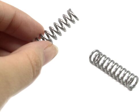 20pcs Compression Spring, Stainless Steel Springs, Coil Extended Spring Assortment for Crafts Toys (1.2×8×30mm) in Saudi Arabia