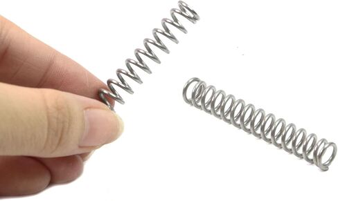 20pcs Compression Spring, Stainless Steel Springs, Coil Extended Spring Assortment for Crafts Toys (1.2×8×30mm) in Saudi Arabia
