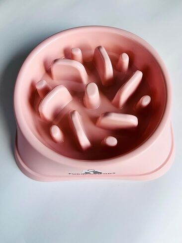 أوعية التغذية البطيئة للكلاب، تتميز بتصميم ألغاز مضاد للاختناق ووظيفة مضادة للانزلاق. صُنعت لإبطاء تناول الطعام، وتتضمن متاهة تمنع الانتفاخ من أجل سلالات MED إلى LRG (الوردي) in Kuwait