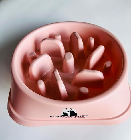 أوعية التغذية البطيئة للكلاب، تتميز بتصميم ألغاز مضاد للاختناق ووظيفة مضادة للانزلاق. صُنعت لإبطاء تناول الطعام، وتتضمن متاهة تمنع الانتفاخ من أجل سلالات MED إلى LRG (الوردي) in Kuwait