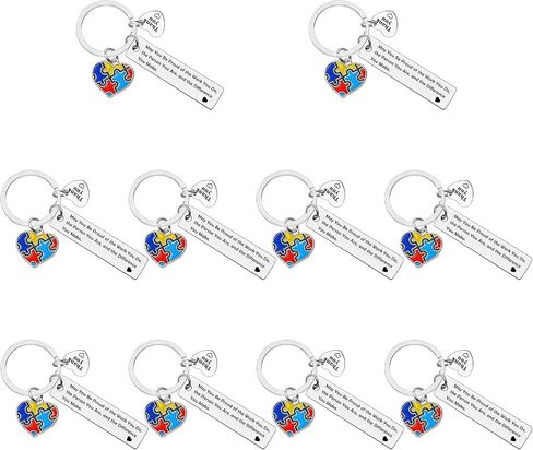Xiahuyu 10 Pcs Thank You Gifts for Autism Teacher Special Education Teacher Gifts Autism Awareness Gifts ABA Therapist Appreciation Gifts SPED Teacher Gifts Christmas Birthday Retirement Gift in Saudi Arabia