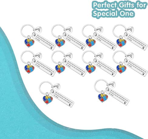 Xiahuyu 10 Pcs Thank You Gifts for Autism Teacher Special Education Teacher Gifts Autism Awareness Gifts ABA Therapist Appreciation Gifts SPED Teacher Gifts Christmas Birthday Retirement Gift in Saudi Arabia