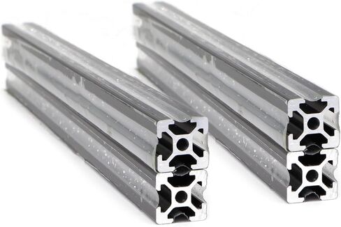 4Pcs 300mm Aluminum Extrusion 2020 Series European Standard T Slot Aluminum Profiles Rail for 3D Printer Parts Linear Rail Aluminum Profile Extrusion in Saudi Arabia