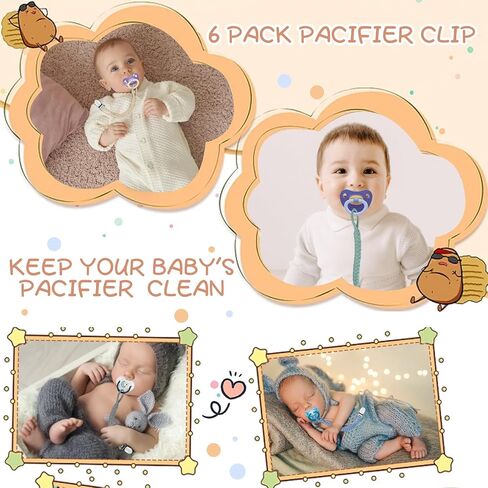 Pacifier Clip, Pacifier Holder Braided Pacifier Clips for Boys 100% Handmade Baby Pacifier Holder Clip in Saudi Arabia