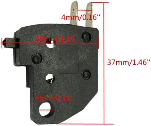 Motorcycle Right Front Hydraulic Brake Master Cylinder Light Stop Switch Kit Compatible with Kawasaki Suzuki Honda Yamaha in Saudi Arabia