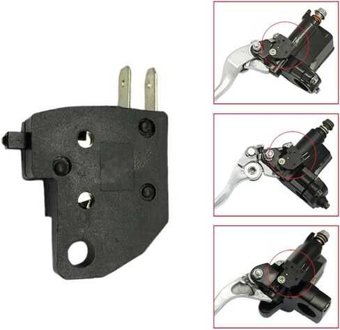 Motorcycle Right Front Hydraulic Brake Master Cylinder Light Stop Switch Kit Compatible with Kawasaki Suzuki Honda Yamaha in Saudi Arabia