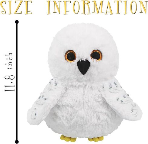 The Wizard World Hedwig Owl Plush Collectible Plushies Chubby Bird- Soft and Cozy Owl Toy for H.P. Fans in Saudi Arabia