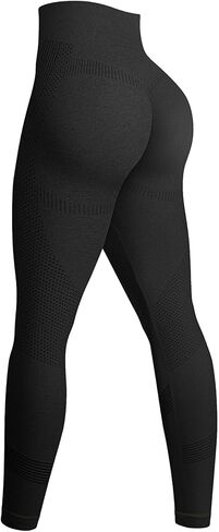 Workout Leggings for Women - Seamless Gym Leggings Butt Lifting Leggings for Women Tummy Control Scrunch Butt Leggings in Saudi Arabia