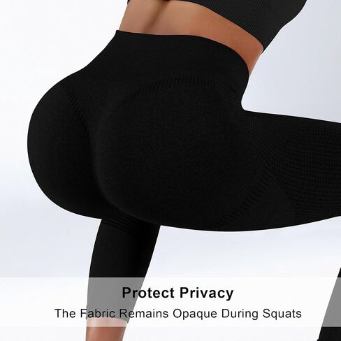 Workout Leggings for Women - Seamless Gym Leggings Butt Lifting Leggings for Women Tummy Control Scrunch Butt Leggings in Saudi Arabia