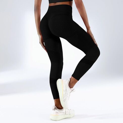 Workout Leggings for Women - Seamless Gym Leggings Butt Lifting Leggings for Women Tummy Control Scrunch Butt Leggings in Saudi Arabia