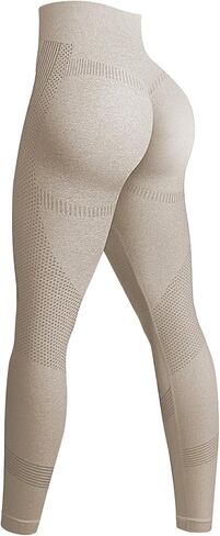 Workout Leggings for Women - Seamless Gym Leggings Butt Lifting Leggings for Women Tummy Control Scrunch Butt Leggings in Saudi Arabia