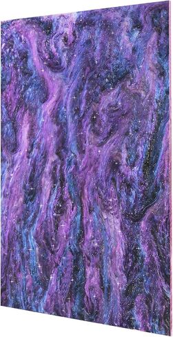 Glitter Pearlescent Acrylic Sheet for Laser Cutting 12x8 Inch Sparkly Water Stream Pearl Plastic Sheet 1/8 Thickness Star Starry for Laser Engraving, Crafts,DIY Projects (12x8 Inch, Mixed Color, 1) in Saudi Arabia