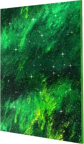 Glitter Pearlescent Acrylic Sheet for Laser Cutting 12x8 Inch Sparkly Water Stream Pearl Plastic Sheet 1/8 Thickness Star Starry for Laser Engraving, Crafts,DIY Projects (12x8 Inch, Mixed Color, 1) in Saudi Arabia