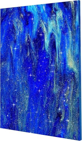 Glitter Pearlescent Acrylic Sheet for Laser Cutting 12x8 Inch Sparkly Water Stream Pearl Plastic Sheet 1/8 Thickness Star Starry for Laser Engraving, Crafts,DIY Projects (12x8 Inch, Mixed Color, 1) in Saudi Arabia
