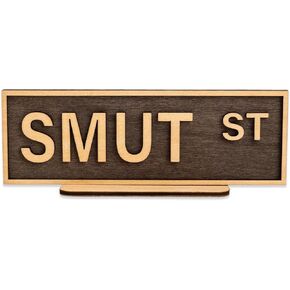 Bookish Gifts and Funny Books Read This Year Counter, SMUT ST, Unique Book Nook Decor, Rustic Book Decor for Readers, Bookshelf Decor Gift Idea for Book Lovers, Reading Room Desk Shelf Decoration in Saudi Arabia