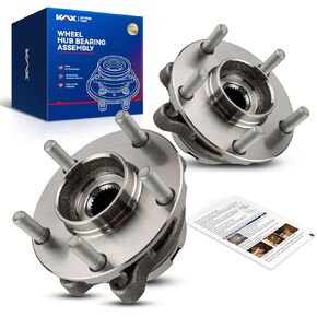 KAX 513335 Pair Front Wheel Bearing and Hub Assembly Compatible with 2014-2022 Infiniti Q50 AWD, 2009-2013 Infiniti G37 AWD, 2003-2012 Infiniti FX35 AWD,5 Lug in Saudi Arabia