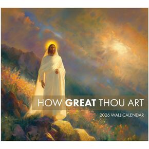 كم أنت عظيم الفن 2026 تقويم جدار يسوع مع صور ملهمة ليسوع المسيح والكتاب المقدس من الكتاب المقدس (2026) in Kuwait