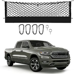 Truck Bed Cargo Net Truck Netting Custom Fit for Dodge Ram 2025 2026-2019 Pickup Tailgate Organizer Net Heavy-Duty Elastic Truck Storage Grocery Mesh Net-Envelope Style in Saudi Arabia