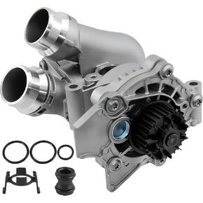 Water Pump 06H121026AE 06H121026AB 06H121026CQ 1312460 Compatible for Audi A3 A4 TT Allroad, Compatible for VW Tiguan Jetta Golf Eos Beetle CC[2.0L L4] Engine Only in Kuwait