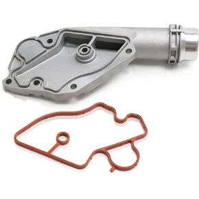 06E121168 06E121139E الألومنيوم مضخة المياه ترموستات غطاء الإسكان موصل المبرد شفة ث / الختم متوافق مع 2.4L 3.2L أودي A4 أفانت A5 كواترو A6 A7 A8 Q5 in Kuwait