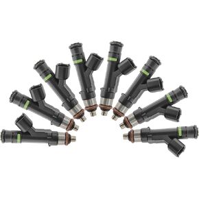 8 x 547cc EV14EL Gas Fuel Injectors 550cc 52lb compatible with 0280158279, 1311-9F593-AA, M-9593-LU47, EV-14-EL, 62382/12 Ohms - High Impedance / 6 hole nozzle in Saudi Arabia